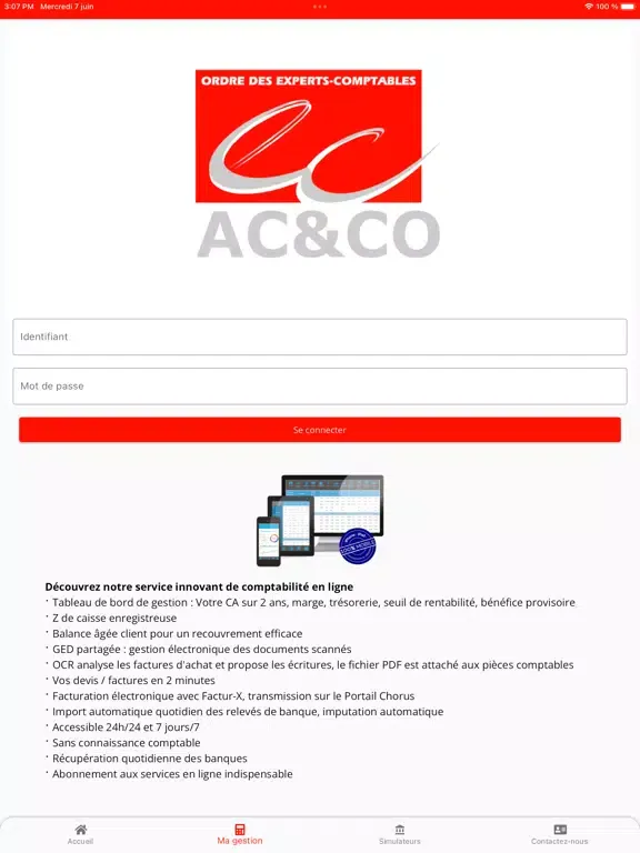 AC&CO comptabilité à Tourcoing iPad 應用截圖