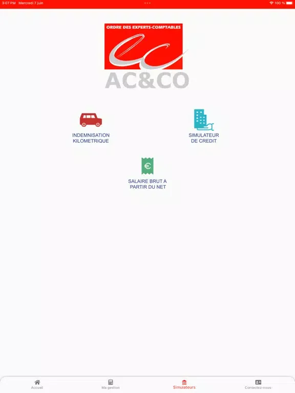 AC&CO comptabilité à Tourcoing iPad 應用截圖