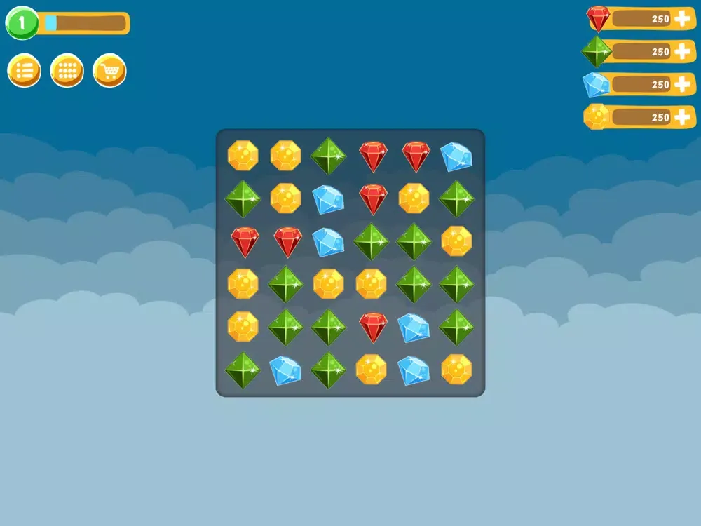 Funky Gem Town iPad  স্ক্রিনশট