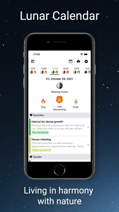 Moon Calendar - Moony Ekran Görüntüleri
