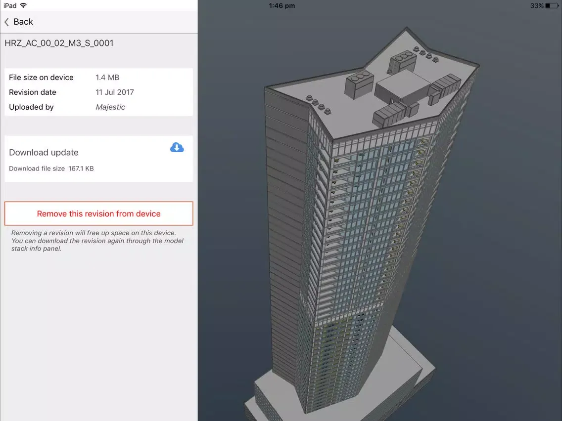 Скриншоты Aconex Connected BIM iPad 