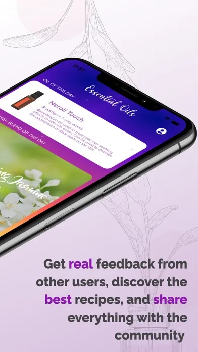 Screenshot di doTERRA Essential Oils Guide