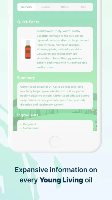 Tangkapan skrin Young Living Essential Guide +
