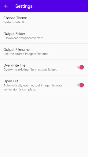 Screenshot di Image Converter