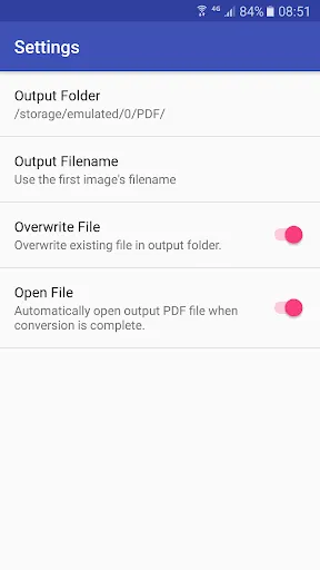 Capturas de tela do JPG to PDF Converter