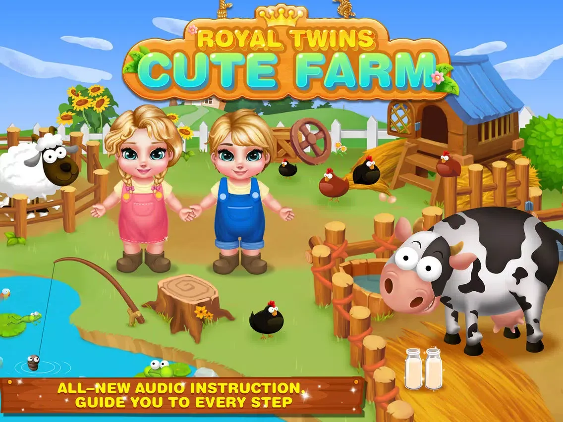 Royal Twins:Cute Farm iPad  Screenshots