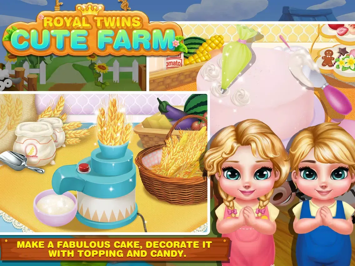 Royal Twins:Cute Farm iPad  Screenshots