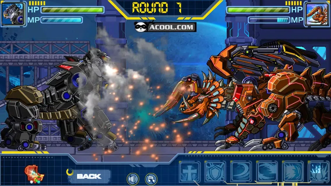 Toy Robot War: Triceratops スクリーンショット