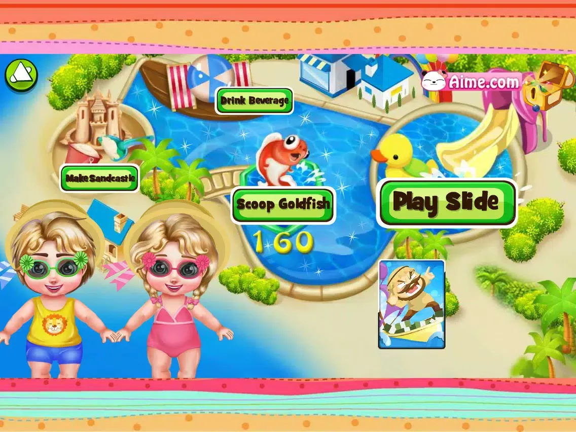 ภาพหน้าจอของ RoyalTwins:WaterPark - Caring Twins,Kids Game iPad 