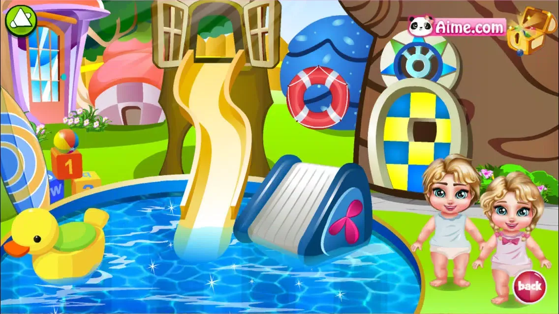 ภาพหน้าจอของ RoyalTwins:WaterPark - Caring Twins,Kids Game