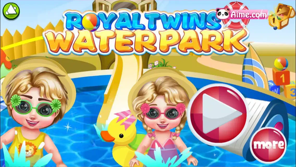 ภาพหน้าจอของ RoyalTwins:WaterPark - Caring Twins,Kids Game