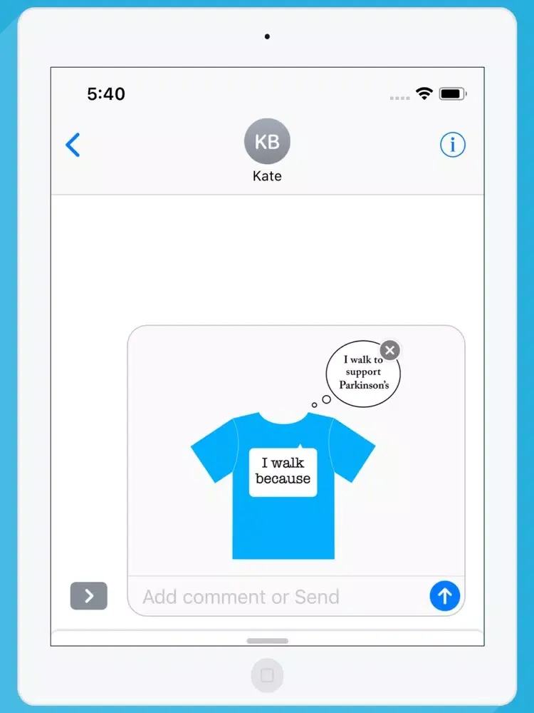 Parkinson's Awareness Stickers iPad  Ekran Görüntüleri