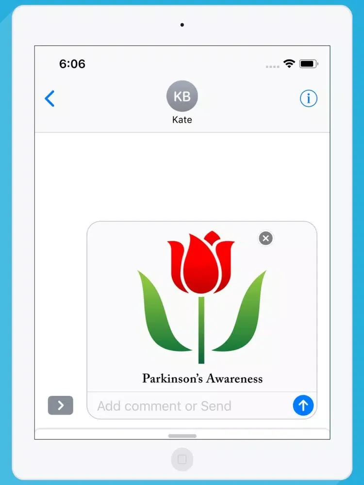 Parkinson's Awareness Stickers iPad  Ekran Görüntüleri