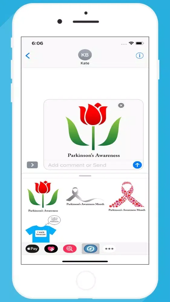 Parkinson's Awareness Stickers Ekran Görüntüleri