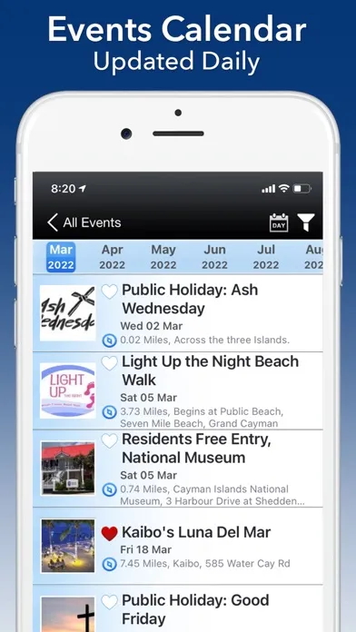 Explore Cayman for iPhone Screenshots