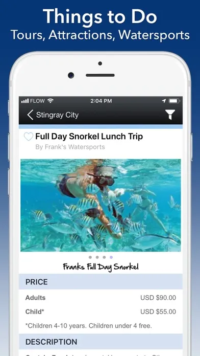Explore Cayman for iPhone Screenshots