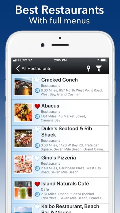 Explore Cayman for iPhone Screenshots