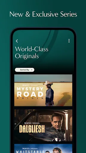 Acorn TV: Brilliant Hit Series應用截圖
