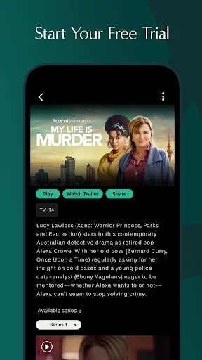 Acorn TV: Brilliant Hit Series應用截圖