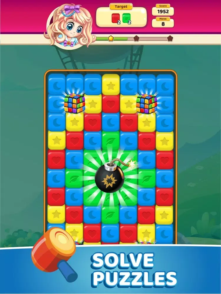 Toy Park 2 : Blast Toon Cubes iPad  Screenshots
