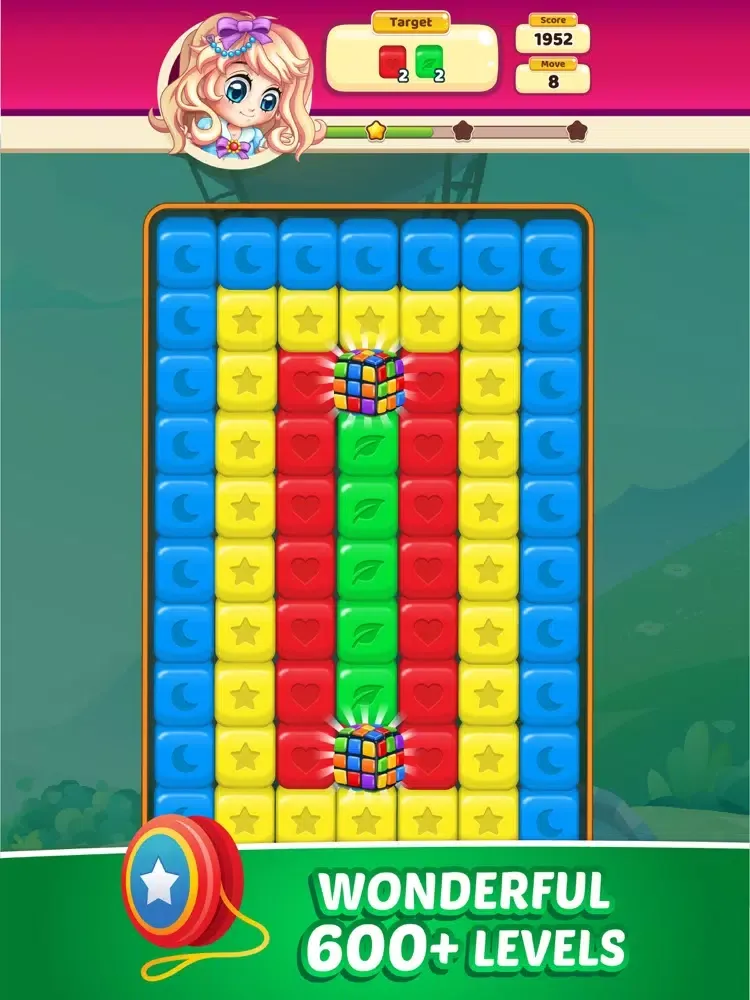 Toy Park 2 : Blast Toon Cubes iPad  Screenshots