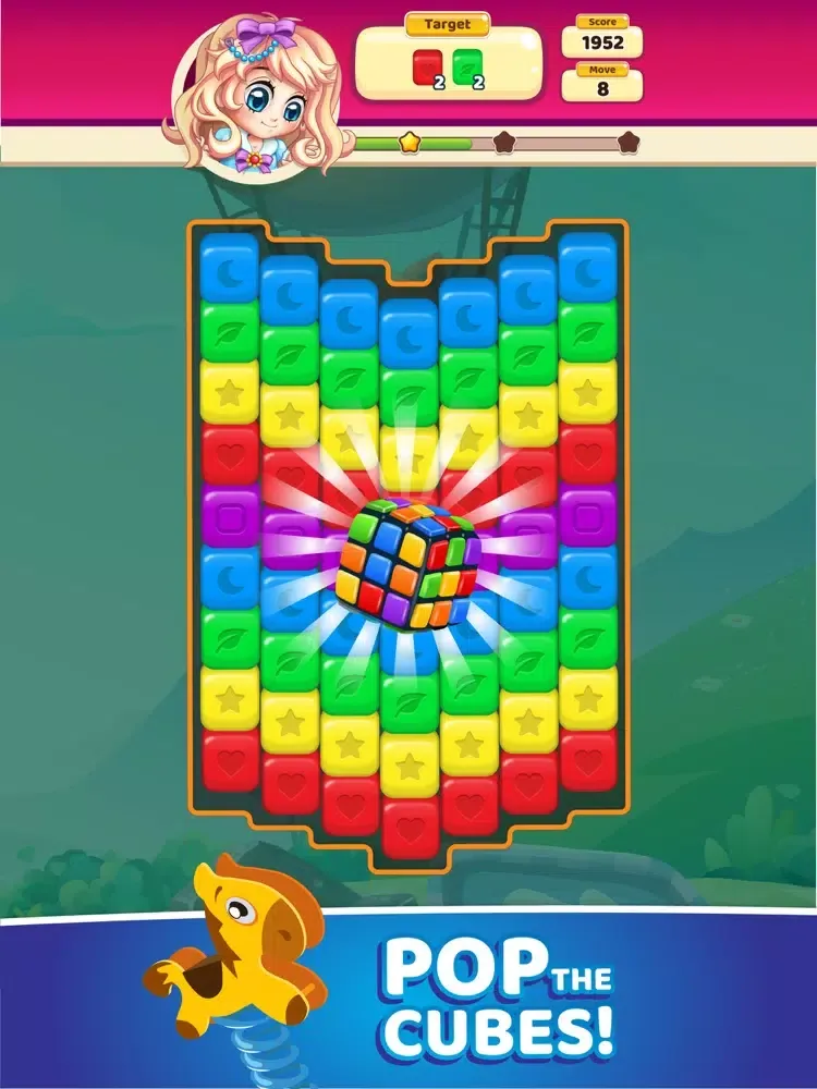 Toy Park 2 : Blast Toon Cubes iPad  Screenshots