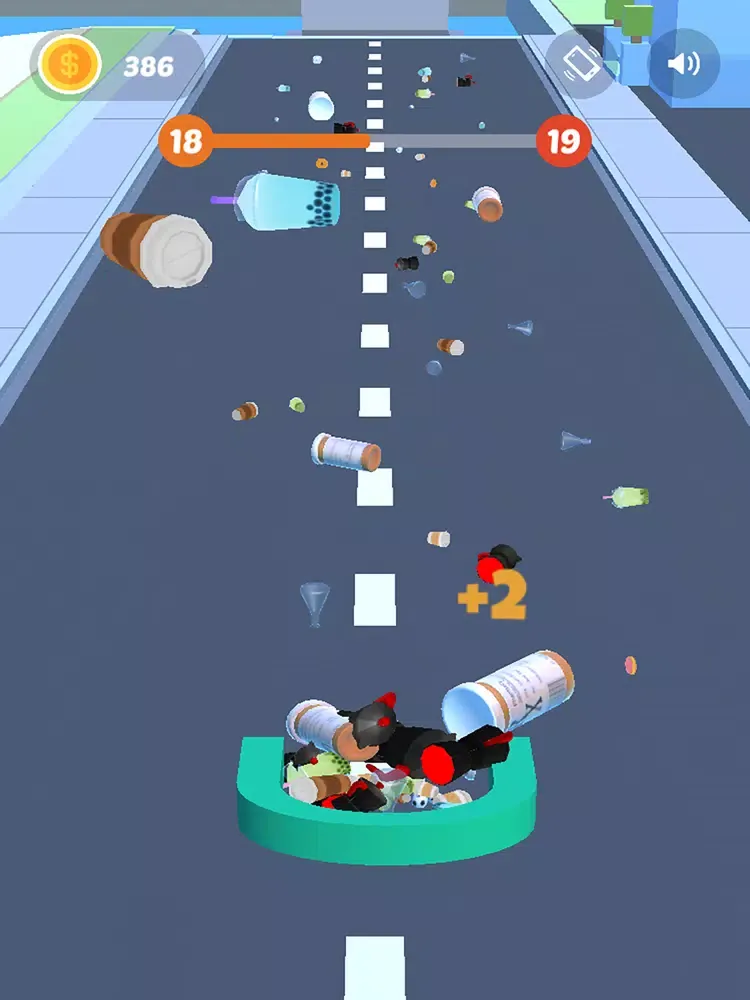 Tangkapan layar Trash Collector 3D iPad 