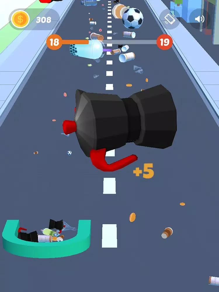 Tangkapan layar Trash Collector 3D iPad 