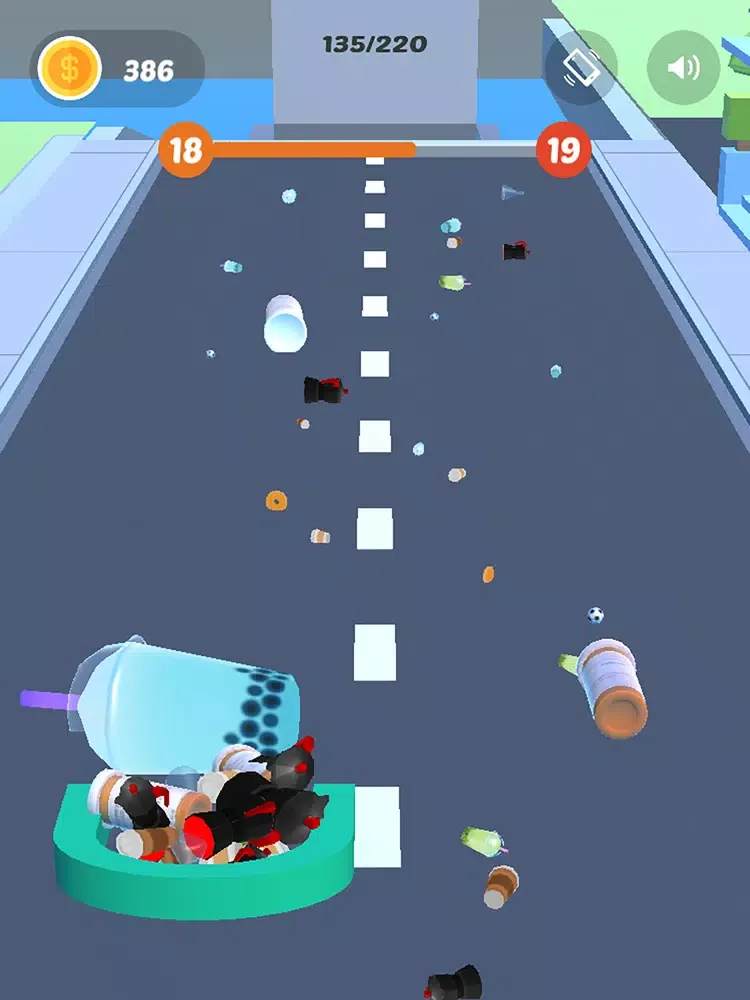 Tangkapan layar Trash Collector 3D iPad 