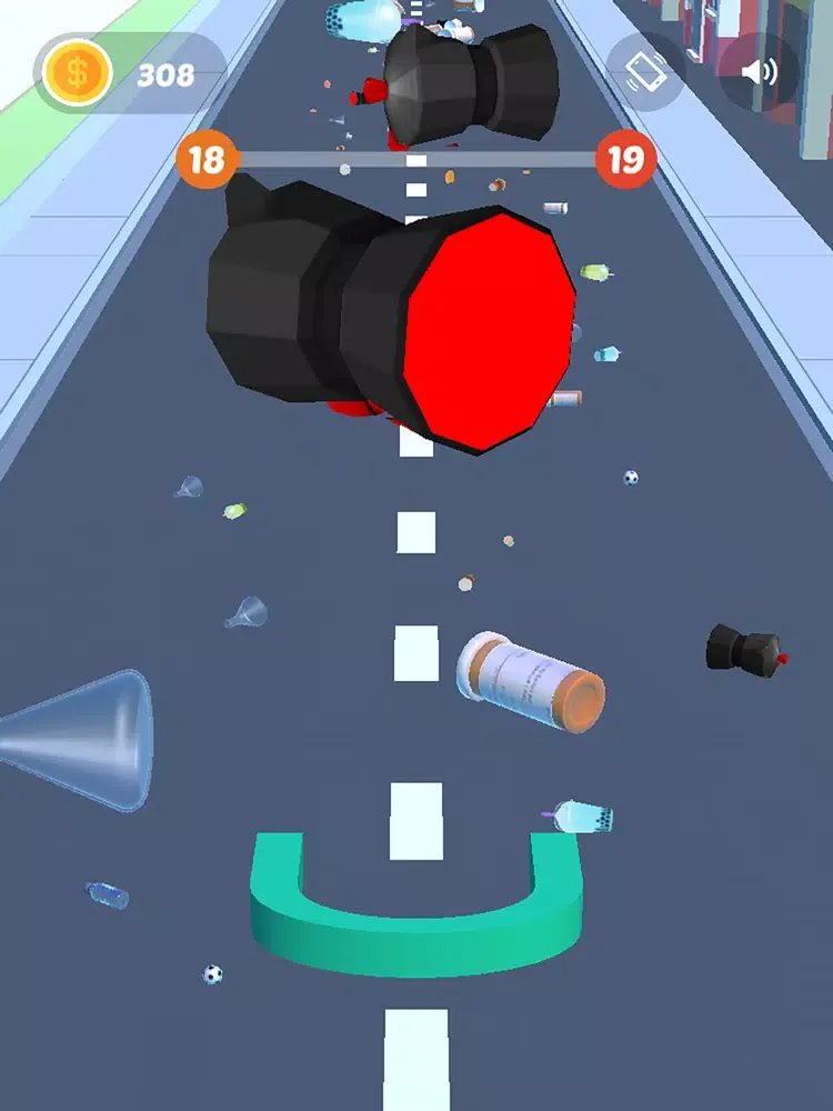 Tangkapan layar Trash Collector 3D iPad 
