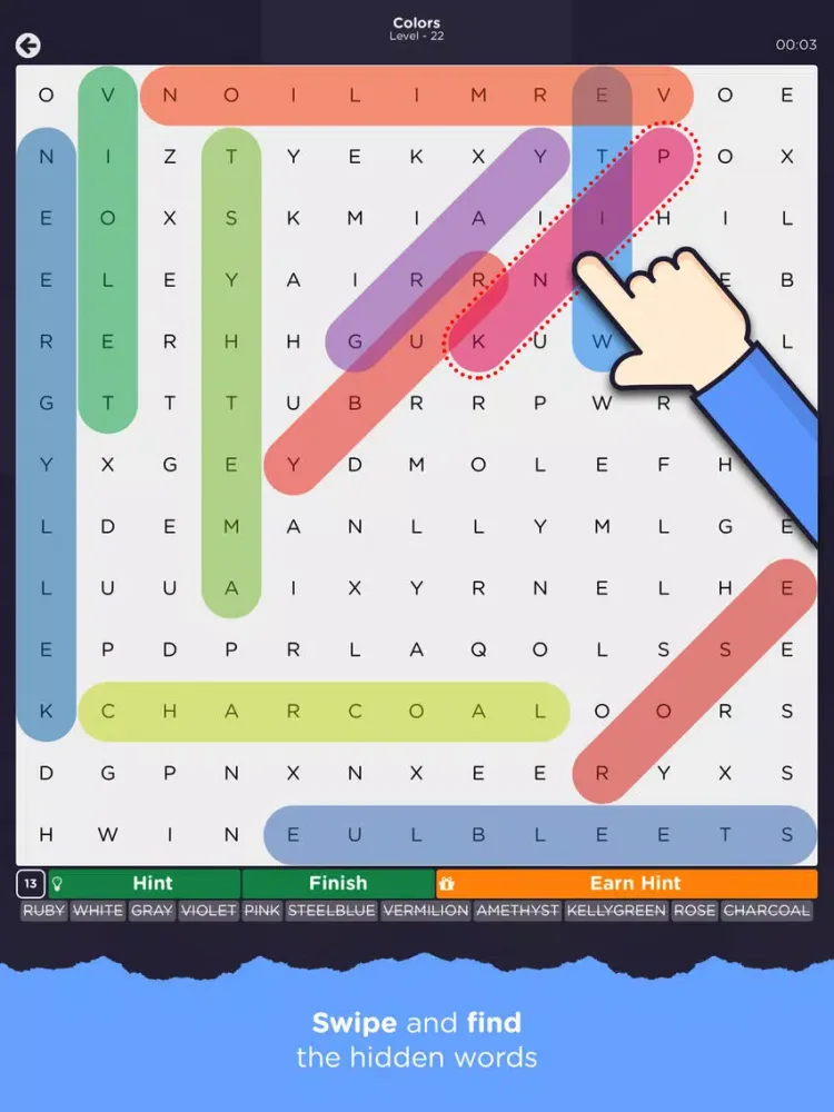 Word Miner - Multiplayer iPad  Screenshots