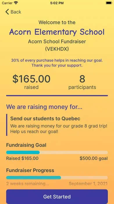Acorn School Fundraising应用截图