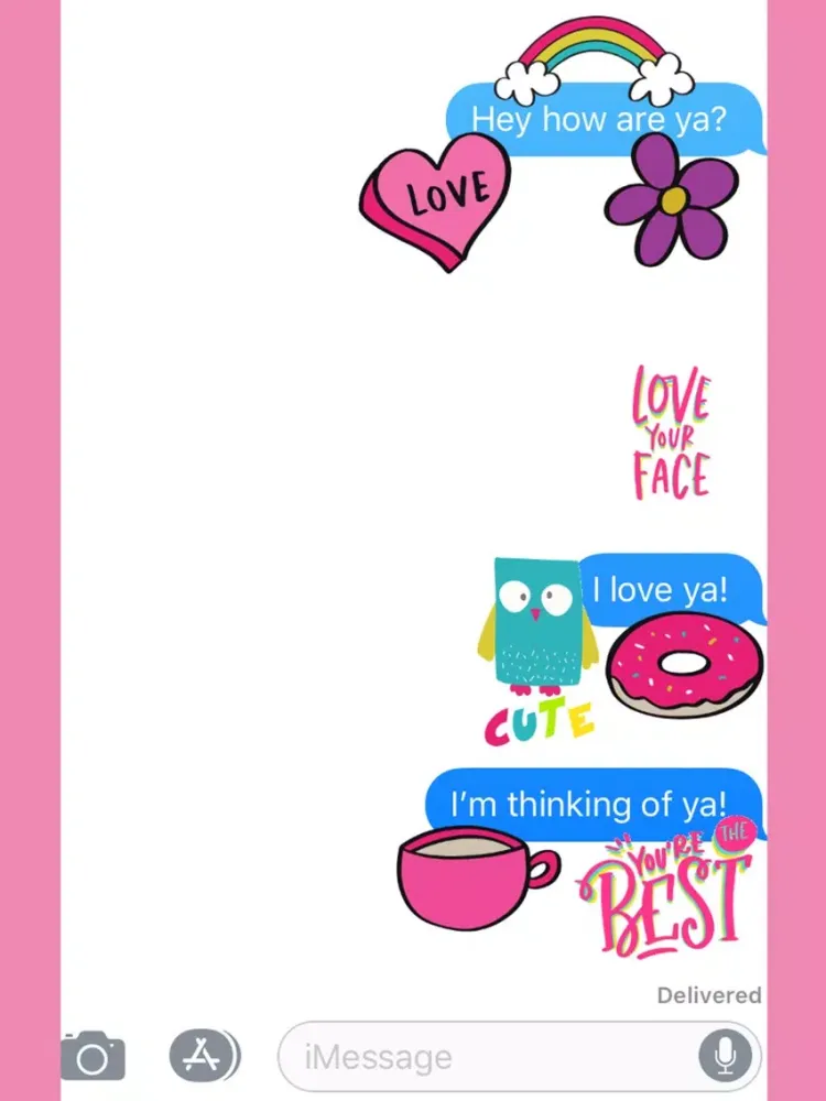 Stickers2Cute iPad  Screenshots
