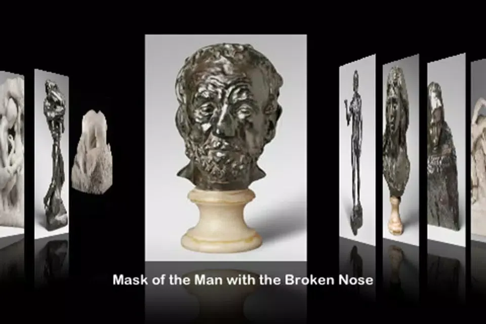 Capturas de tela do Rodin Museum