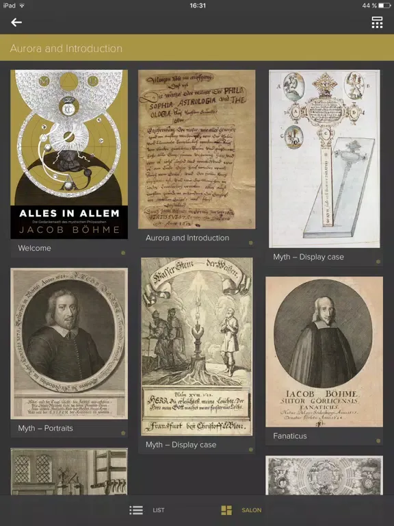 ALL IN ALL. Jacob Böhme - Staatliche Kunstsammlung iPad 应用截图
