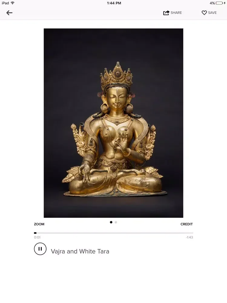 Tangkapan layar Divine Bodies in Asian Art iPad 