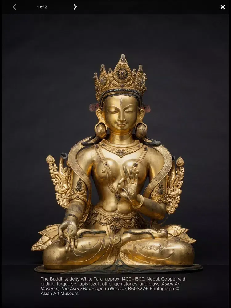 Tangkapan layar Divine Bodies in Asian Art iPad 