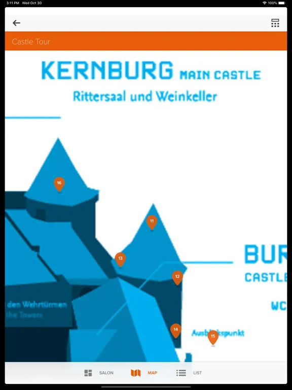 Скриншоты Audioguide Leuchtenburg iPad 