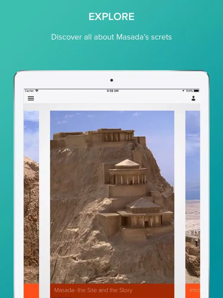 Capturas de tela do Culture City Masada iPad 