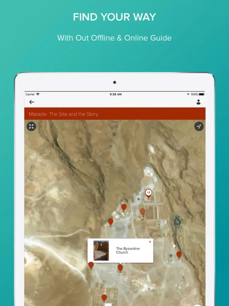 Capturas de tela do Culture City Masada iPad 