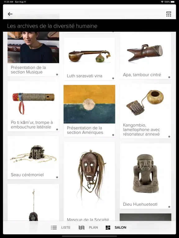 ภาพหน้าจอของ Archives de la diversité iPad 