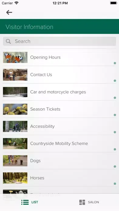 Screenshot di Moors Valley Guide