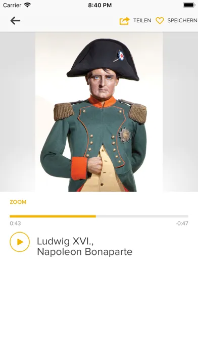 Tangkapan skrin Audioguide Panoptikum