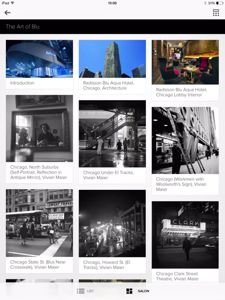 Screenshot di Radisson Blu Aqua Hotel Art Tour iPad 
