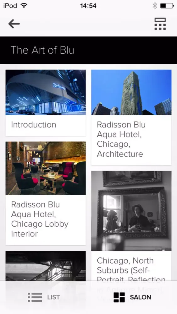 Screenshot di Radisson Blu Aqua Hotel Art Tour