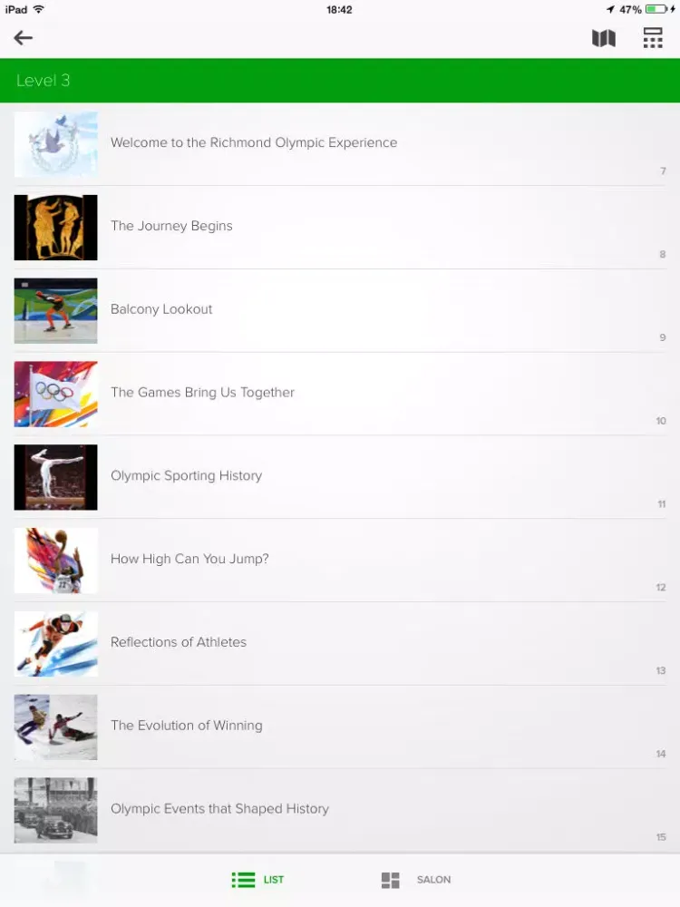 Richmond Olympic Experience iPad  Screenshots