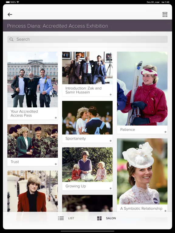 Princess Diana Exhibition iPad  سکرین شاٹس