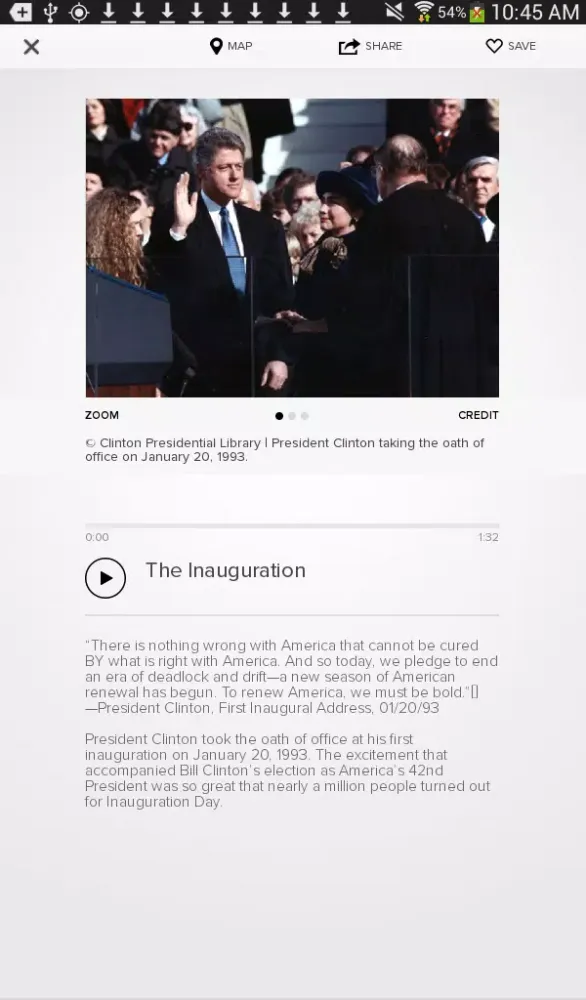 Clinton Presidential Center 스크린샷
