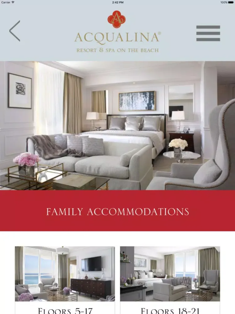 Скриншоты Acqualina Resort: Multi-Generational Family App iPad 