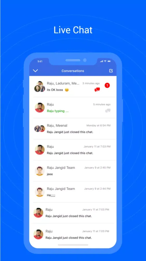 Ảnh chụp màn hình của Acquire Support SDK